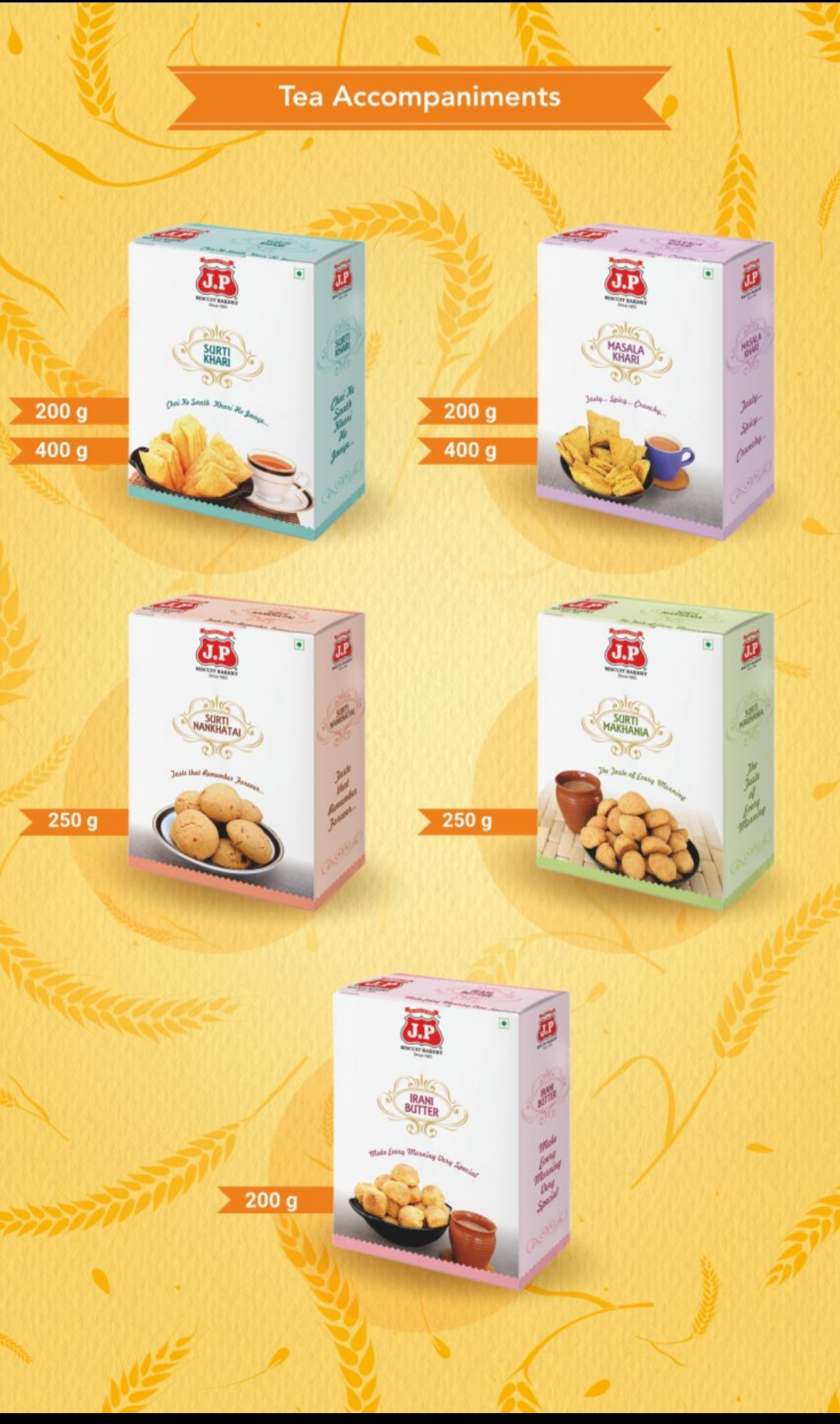 Bakery Menu Display Page